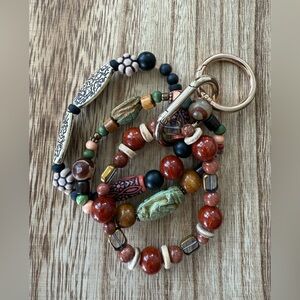 LuckyLu Beaded Bag Charm Stackable Bracelets